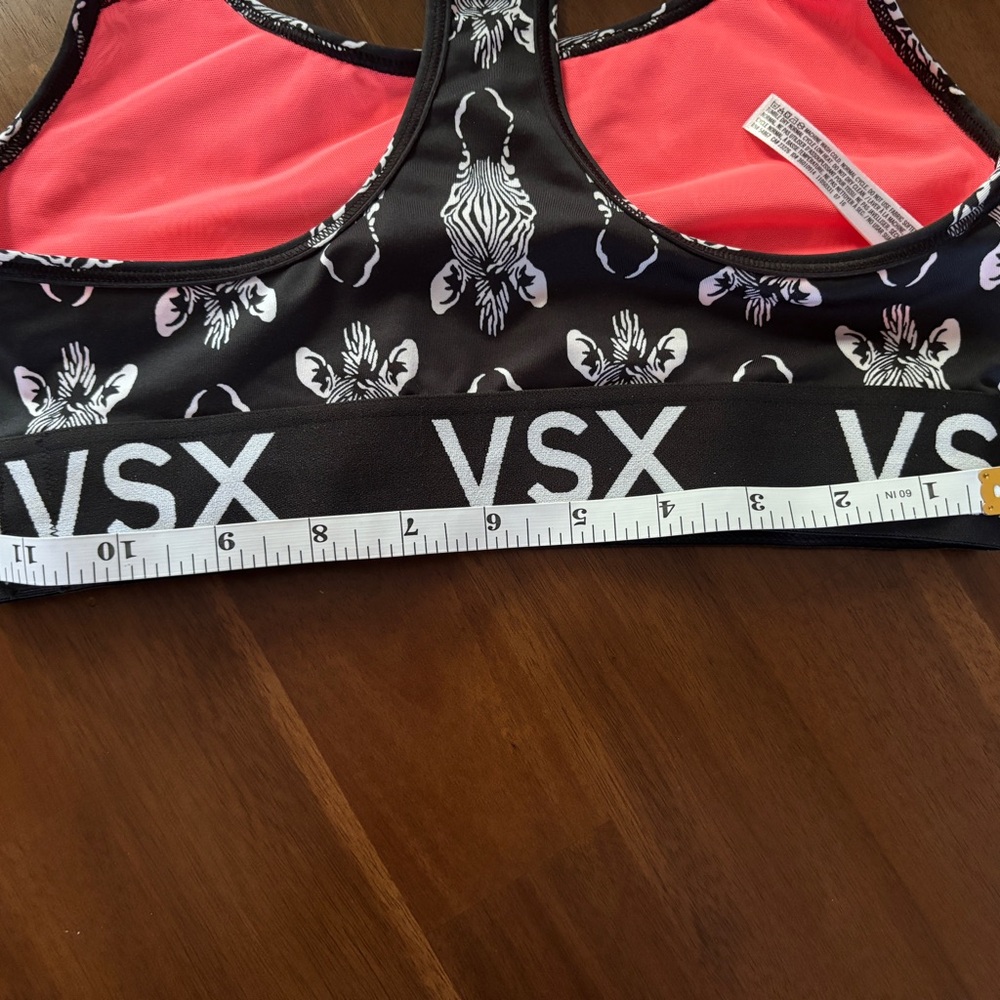 Victoria’s Secret VSX Zebra Sports Bra – Size Small (NWOT) - Picture 4 of 6